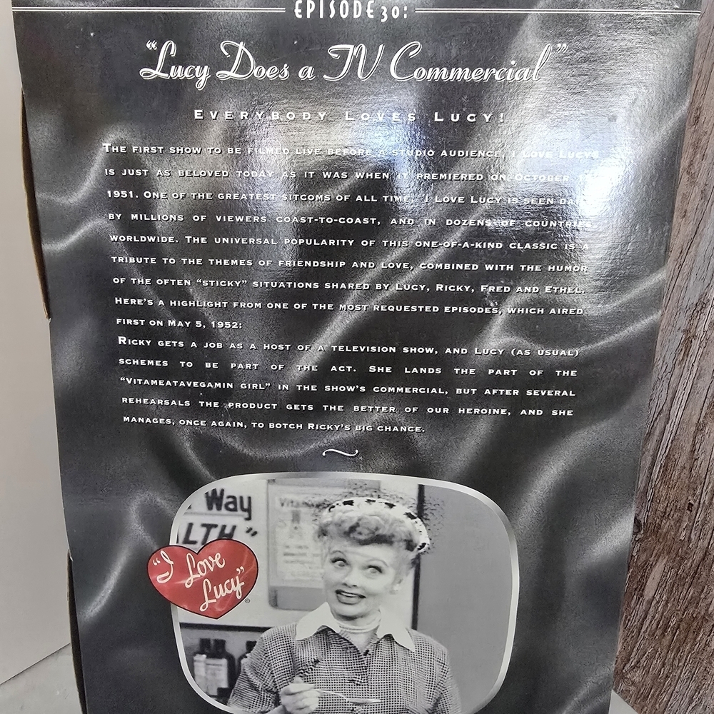 Mattel I Love Lucy Doll - Black and White Outfit - Picture 2 of 2